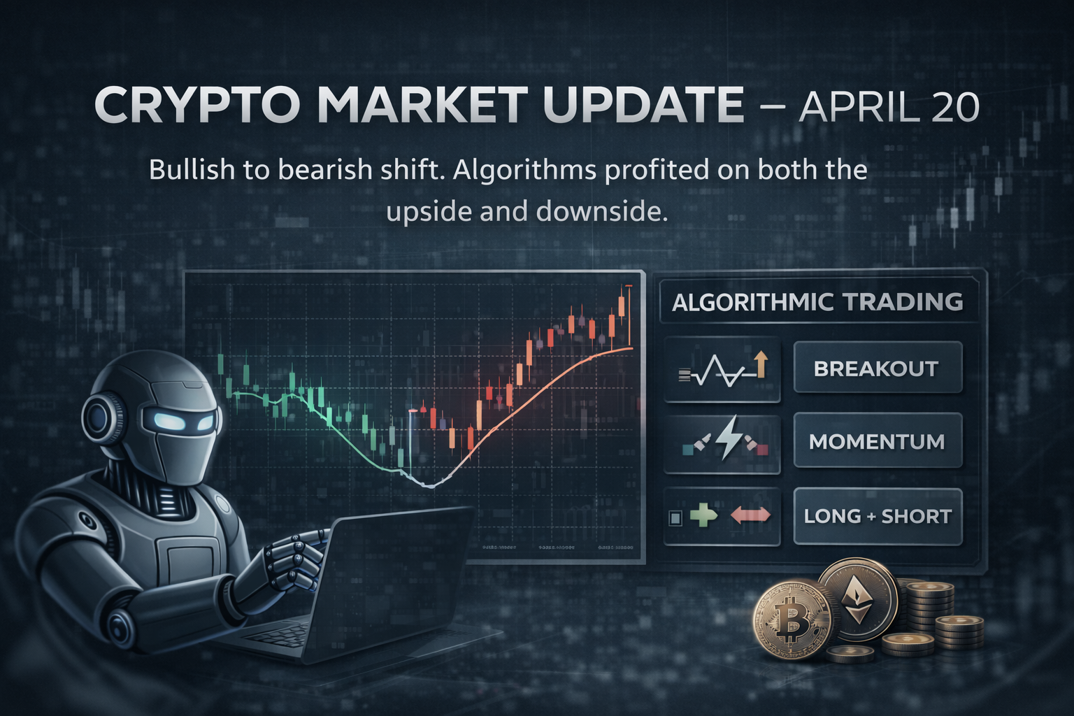 April 20 Update: Crypto Market Shift & Algorithmic Profits